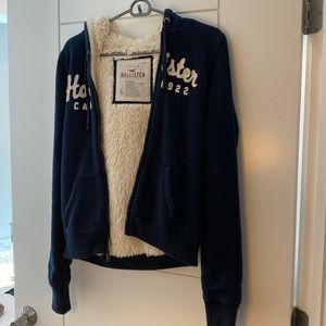 Abercrombie jacket - navy blue